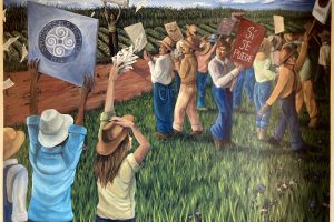 Nan Freeman memorial mural by New College alumna Danielle Dygert