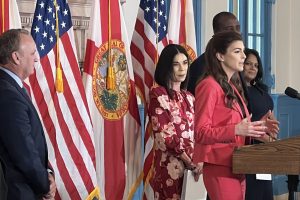 Florida First Lady Casey DeSantis speaks at New College of Florida