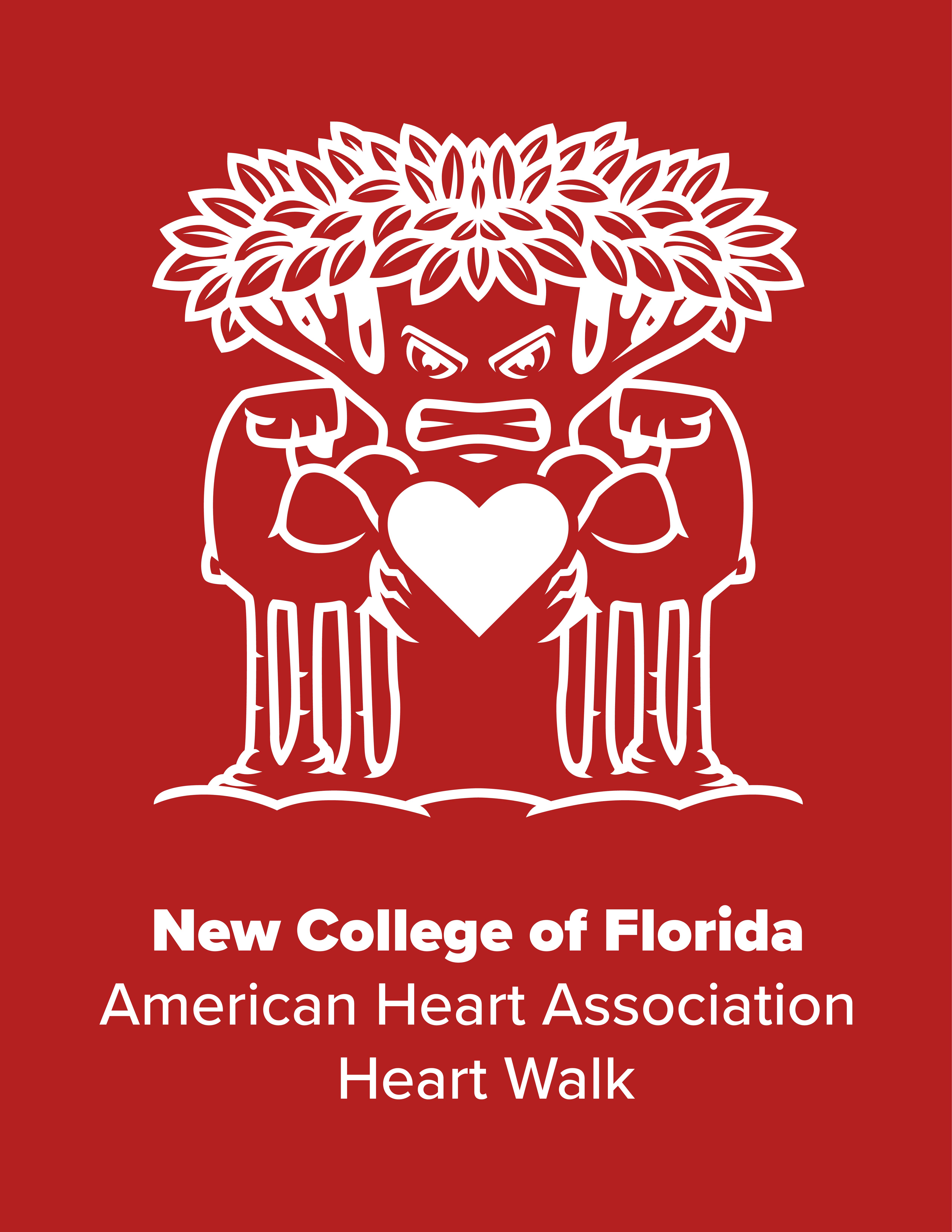 American Heart Association Heart Walk graphic featuring NCF Mighty Banyan