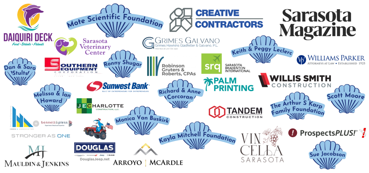 Logos of Clambake Sponsors. See long description associated with this image.