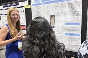 Picture of Student Sydney Haas presenting