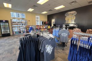The inside of the new book store