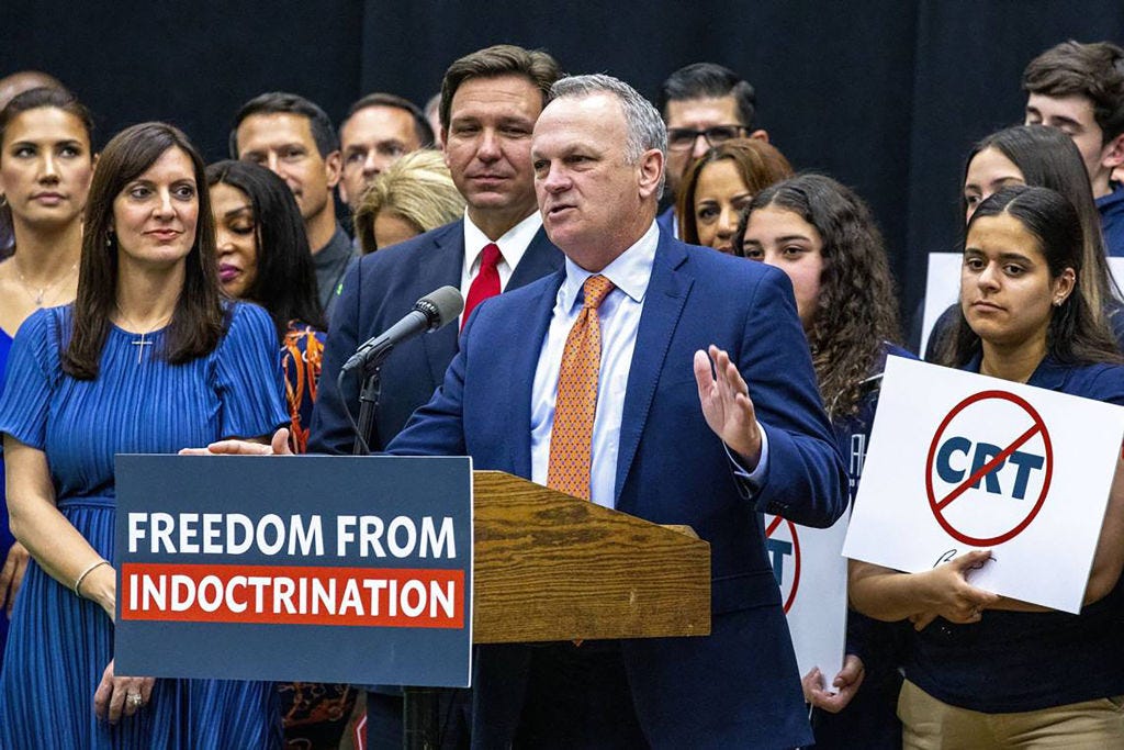 Former Florida Commissioner of Education Richard Corcoran was named permanent president of New College of Florida in Sarasota. (Daniel A. Varela/Miami Herald/Tribune News Service via Getty Images)