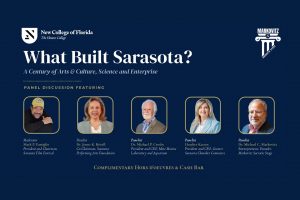 What built Sarasota poster